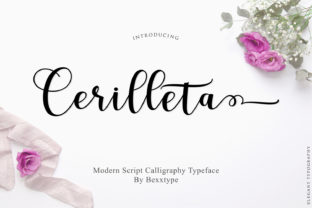 Cerilleta Script: A Chic Typeface for Handmade Branding