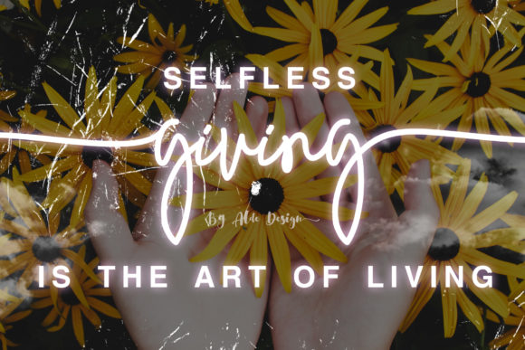 Give Your Brand the Graceful Touch of Giving Script