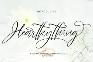 Heartkything Script: A Stunning Typeface for Handmade Products