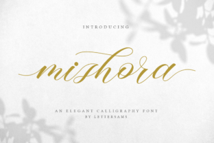 Mishora Script: A Romantic Typeface for Creative Branding