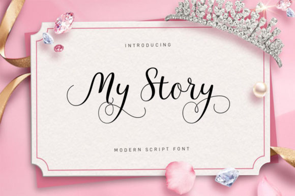 My Story Script: A Modern Typeface for Polished Branding