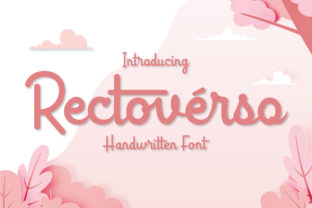 Rectoverso Script: A Playful Typeface for Handmade Branding
