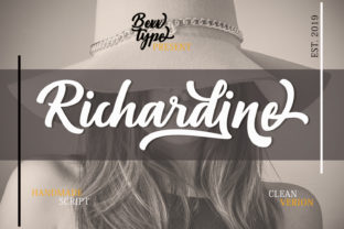 Richardine Script Typeface: A Retro Signage Review for Makers