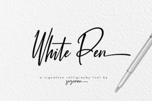 White Pen Script: A Fresh Typeface for Modern Brand Identity